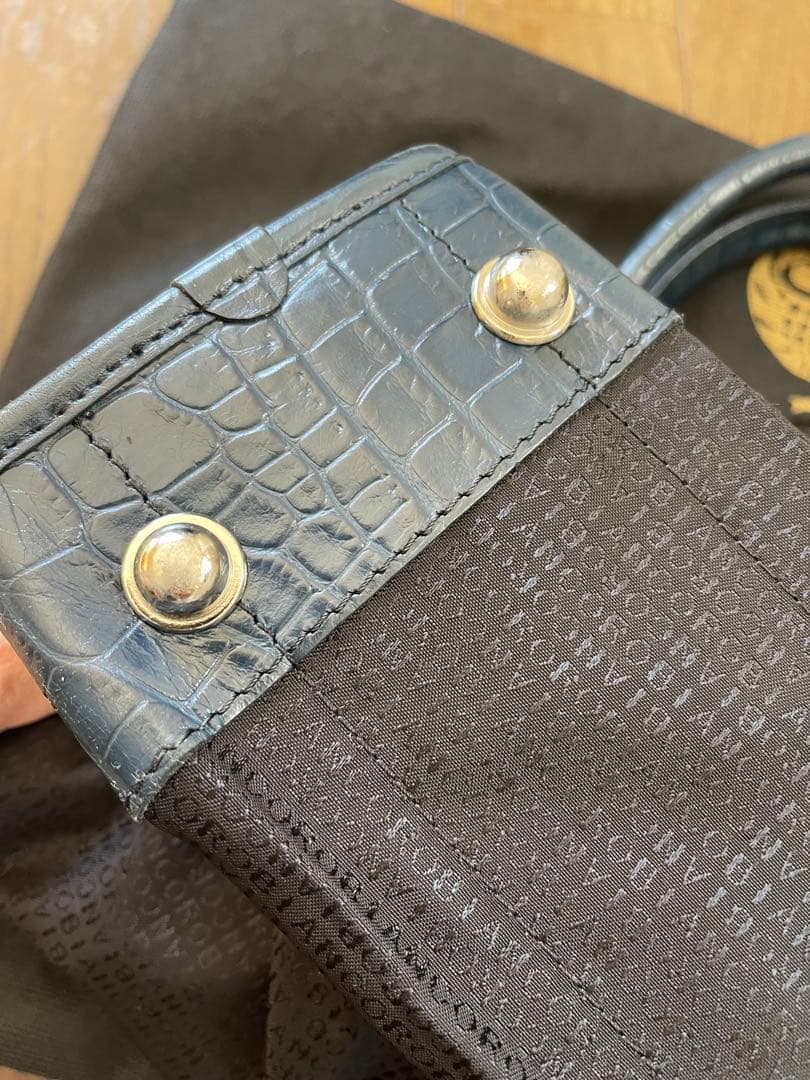 オロビアンコイタリア製 クロコ型押し ビジネスバッグ