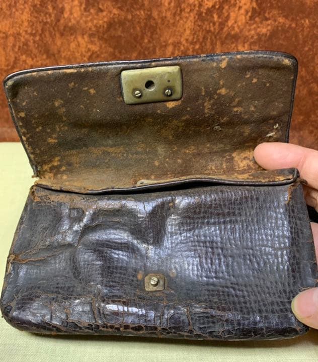 煙管入れ 時代 古い喫煙具 古道具 骨董 キセル入れ キセルケース 木製