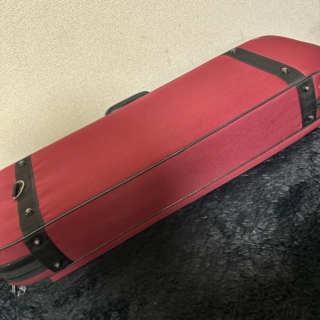 Super light バイオリンケース 4/4サイズ 弦楽器 赤 レッド