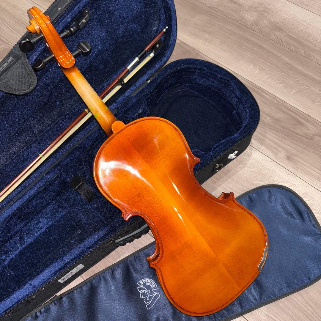 初心者向け バイオリン 15点フルセット SV180BC 4/4 STENTOR