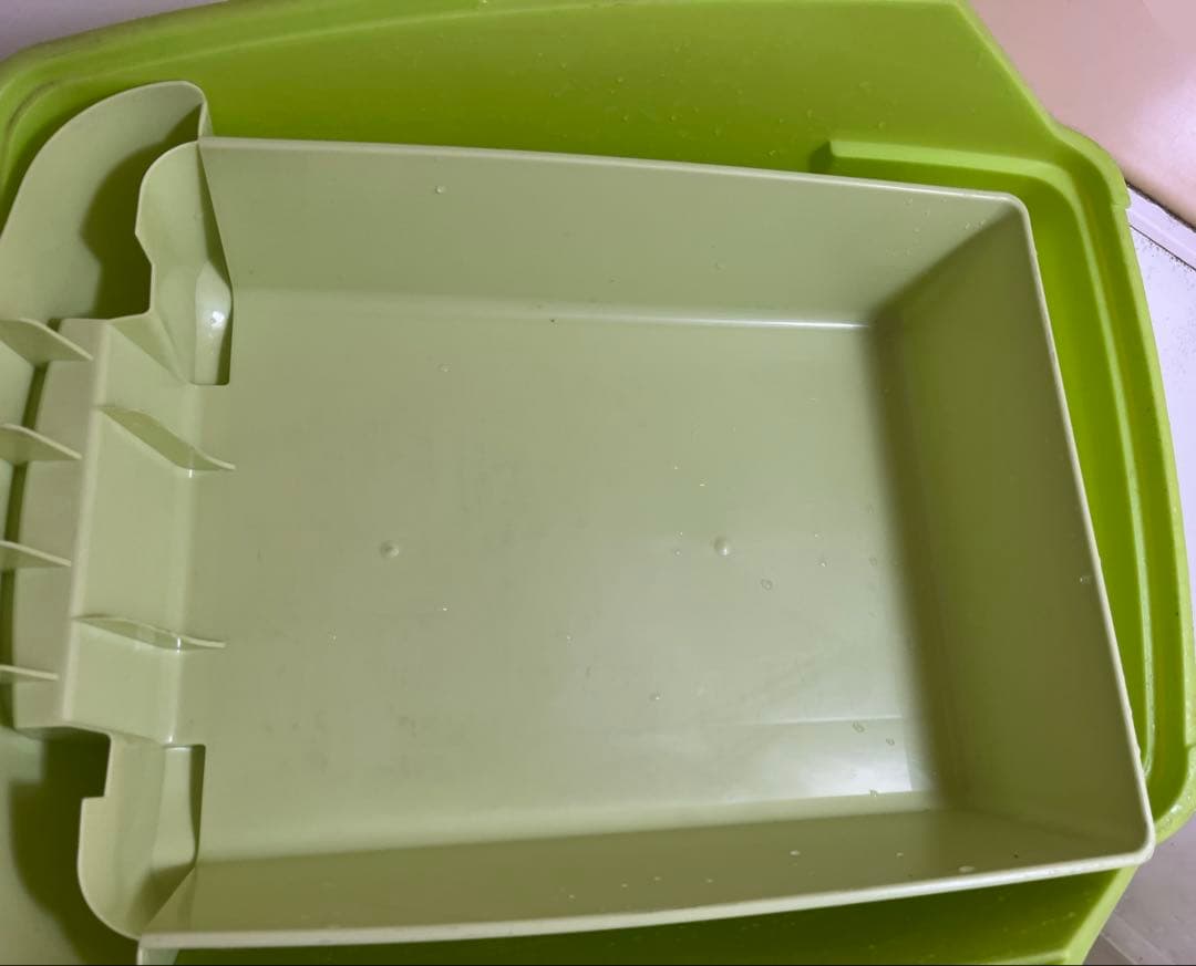 希少な廃盤品‼︎アイリスオーヤマ楽ちん猫用トイレ♪グリーン 猫