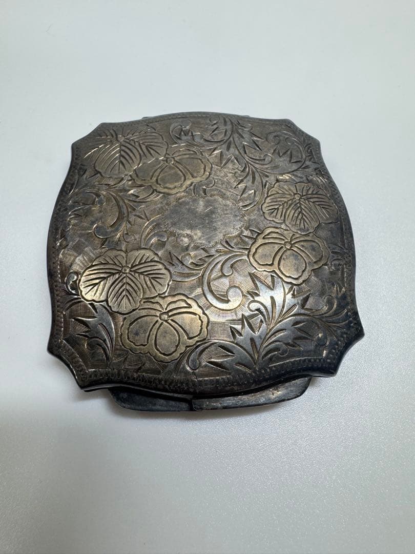 【アンティーク】シルバー製 パウダーケース 50.8g ヴィンテージ