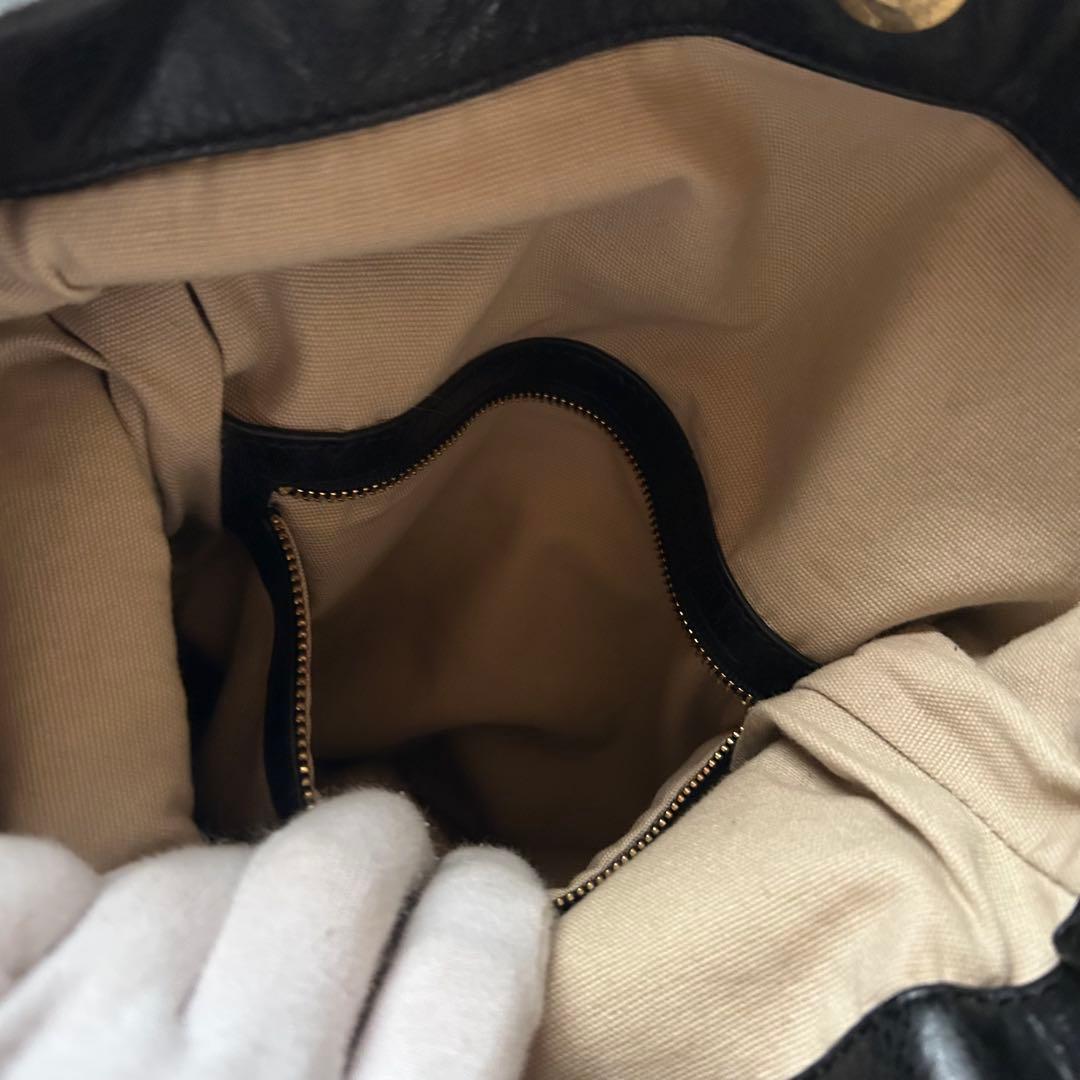 バッグ tory burch grunge shoulder bag y2k black