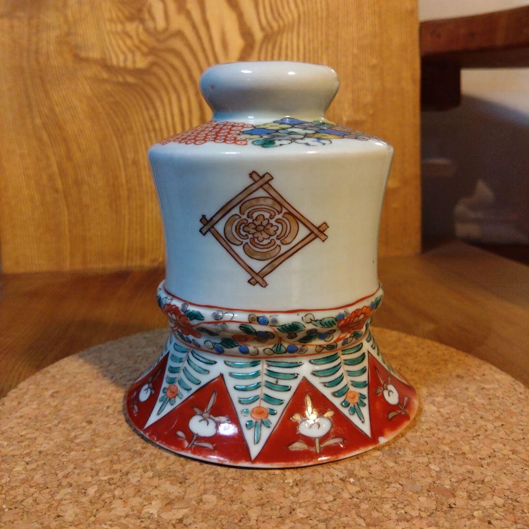 伊万里色絵　キャンドルスタンド立て