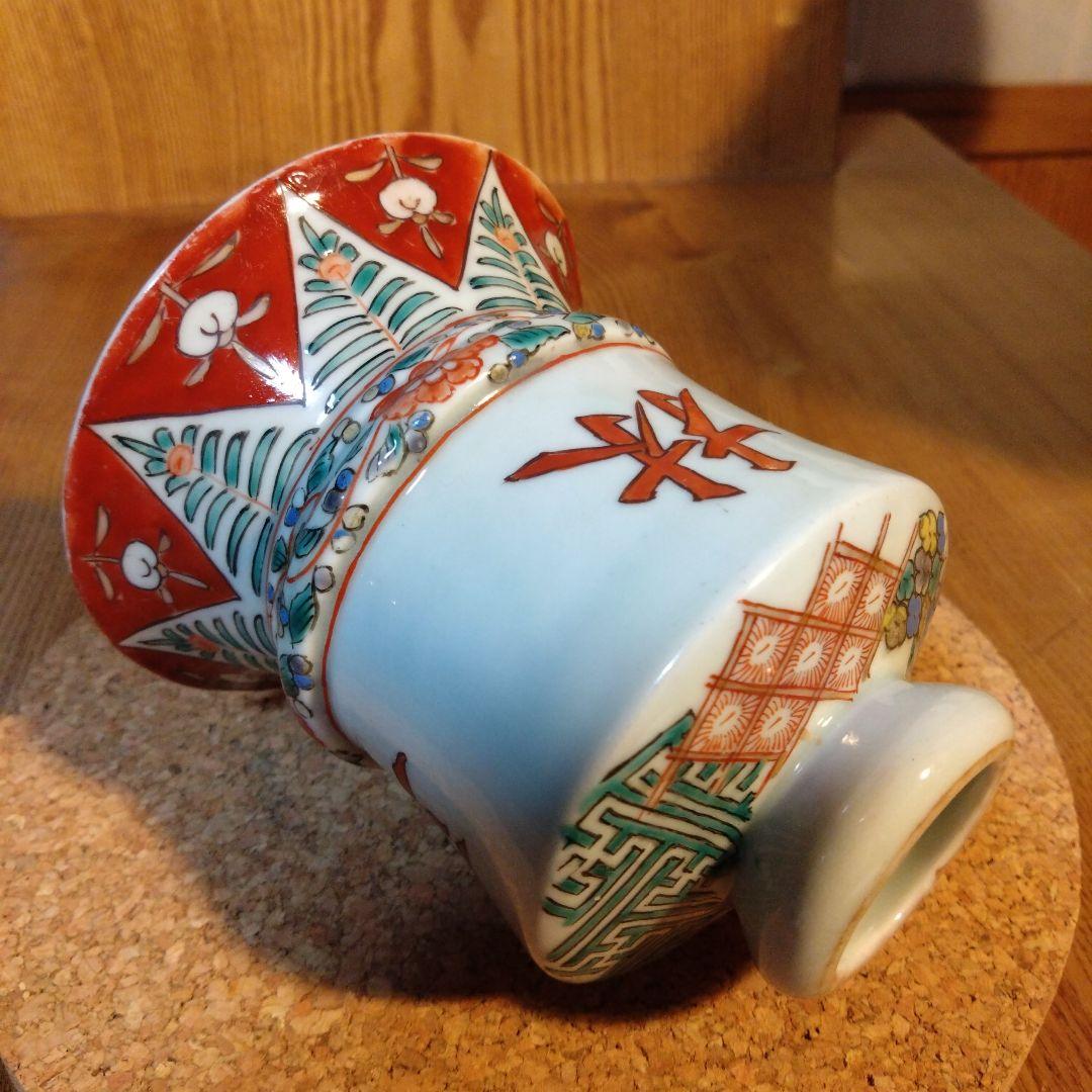 伊万里色絵　キャンドルスタンド立て