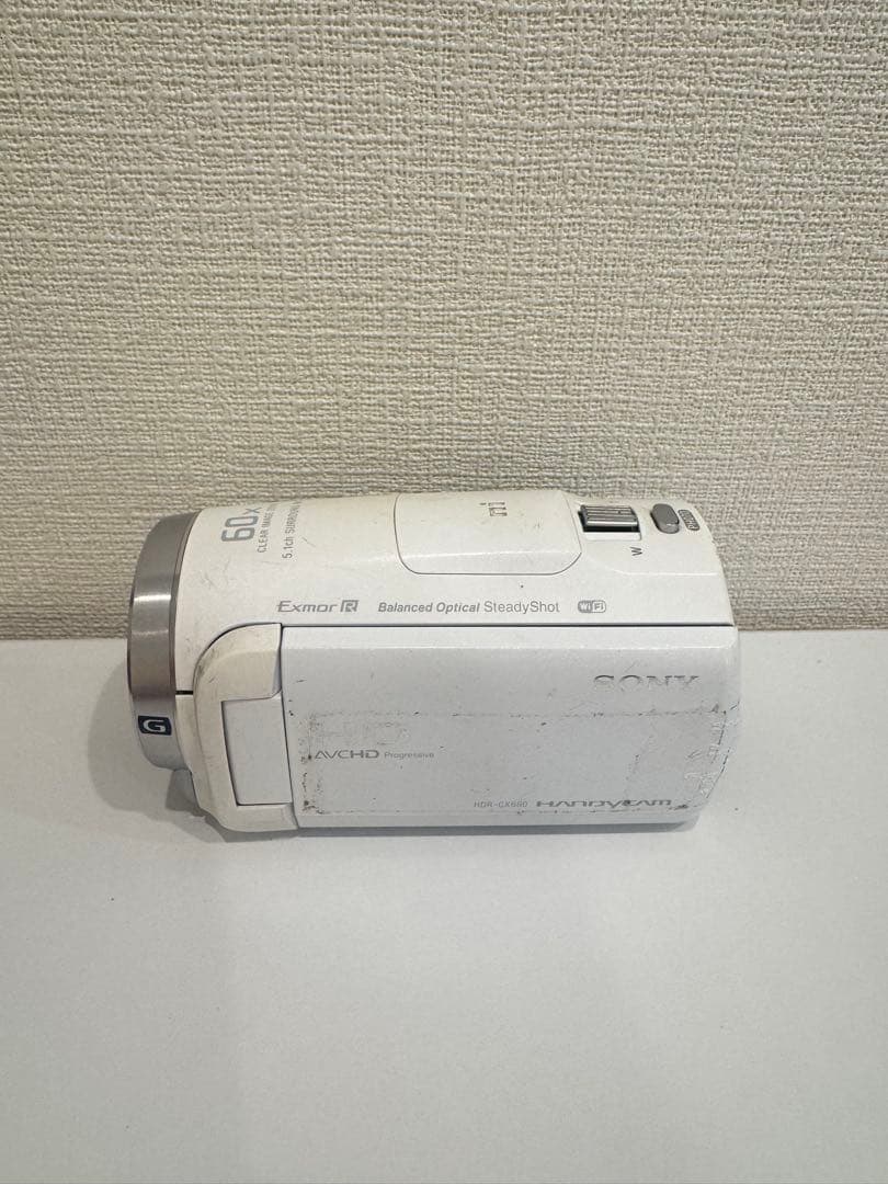 SONY HDR-CX680 ホワイト 60倍ズーム　ジャンク品