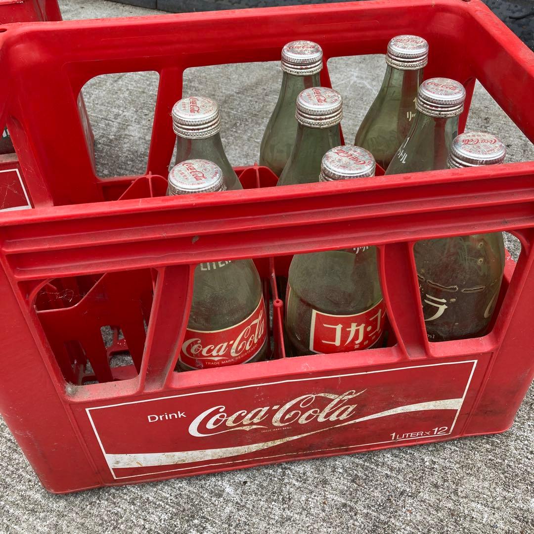 コカコーラ ケースと空瓶 8本 昭和レトロ - メルカリ
