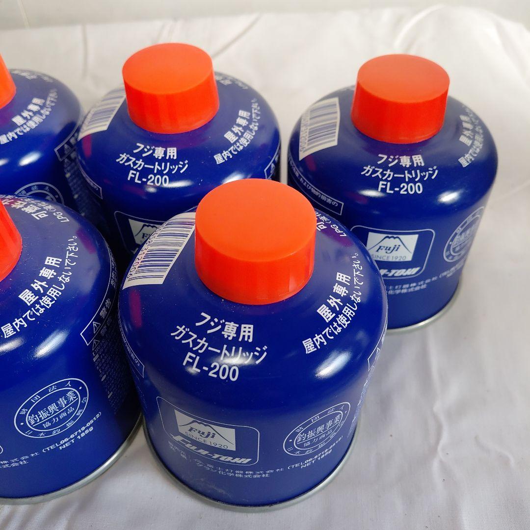 【未使用品】フジ FL-200 ガス缶 6個セット ガスカートリッジ