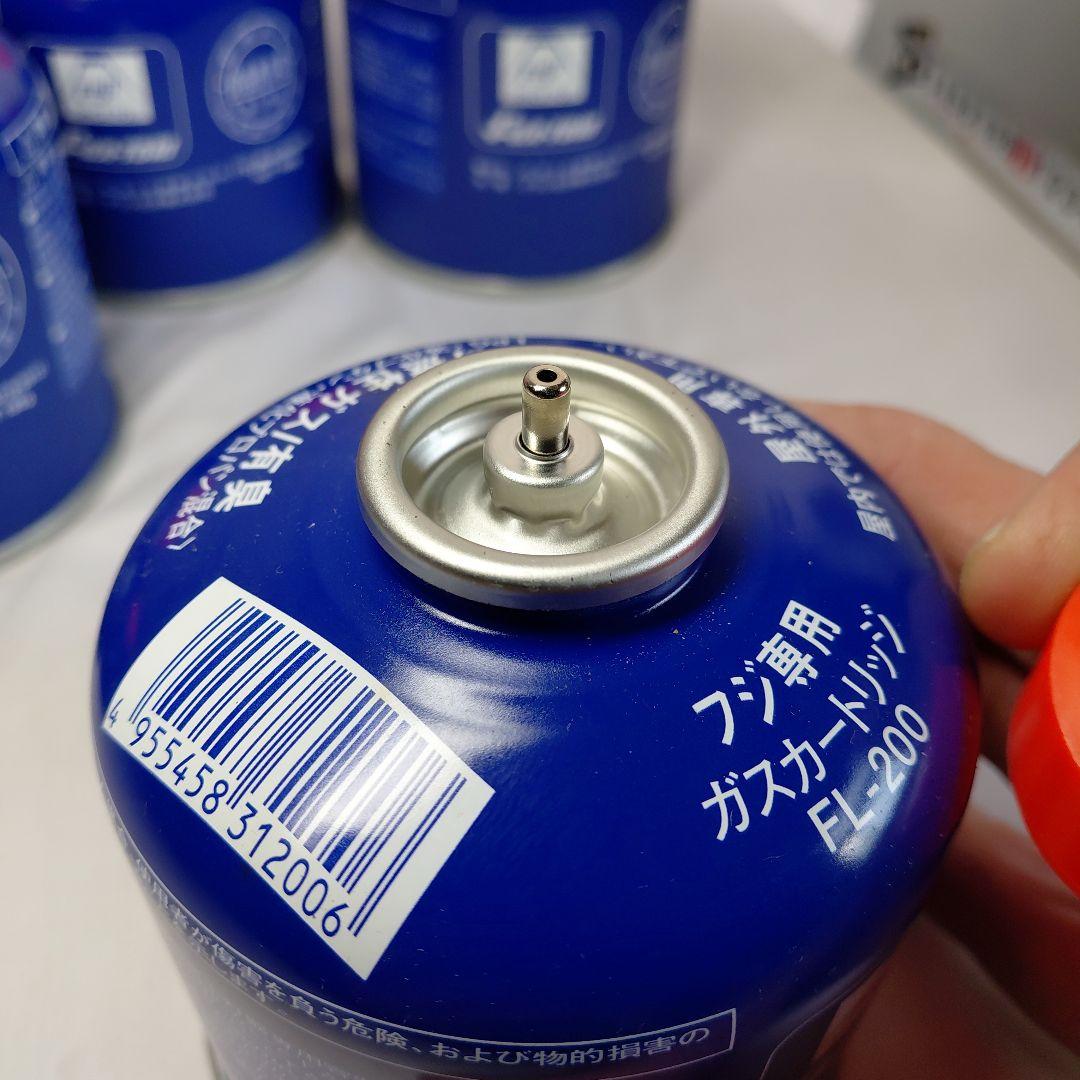 【未使用品】フジ FL-200 ガス缶 6個セット ガスカートリッジ