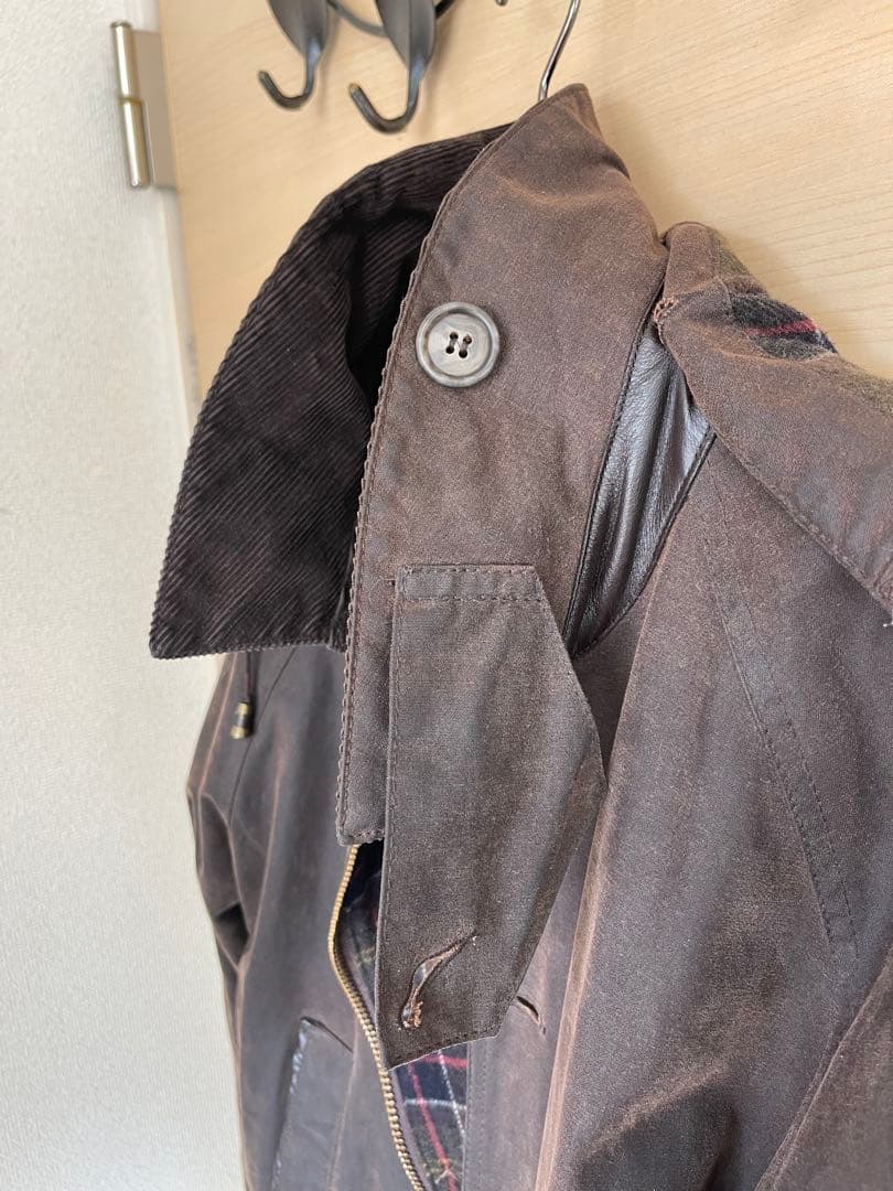 Barbour フード付きジャケット ダークブラウン　ビューチャンプXL