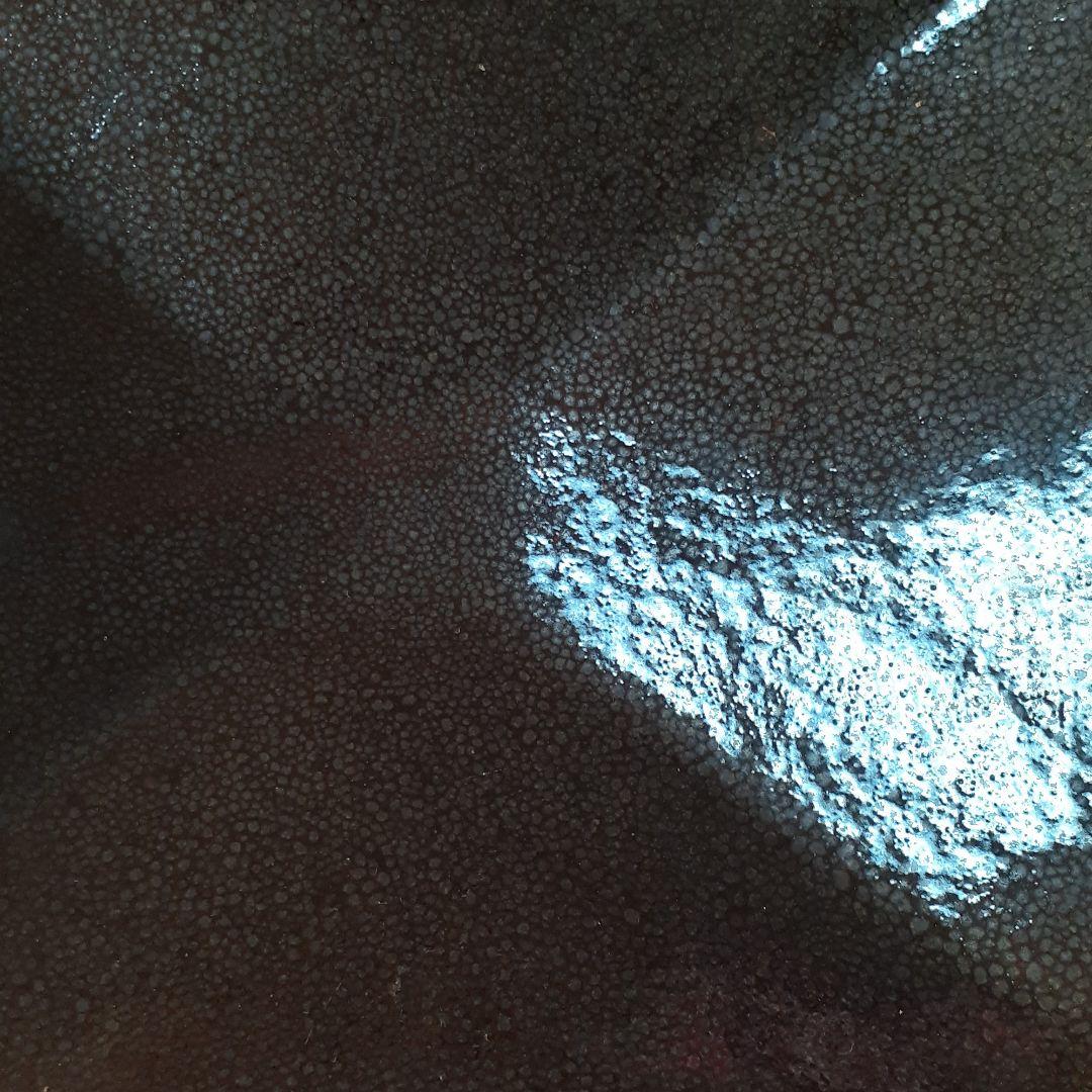 本日限定値引き❤️故、加藤　仁　作　油滴天目平皿