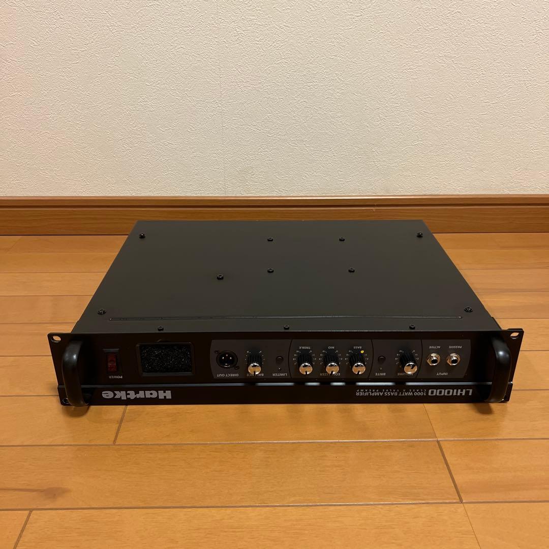 ❶Hartke LH1000 ベースアンプ ❷❸スピーカー➃ラック同時ご購入