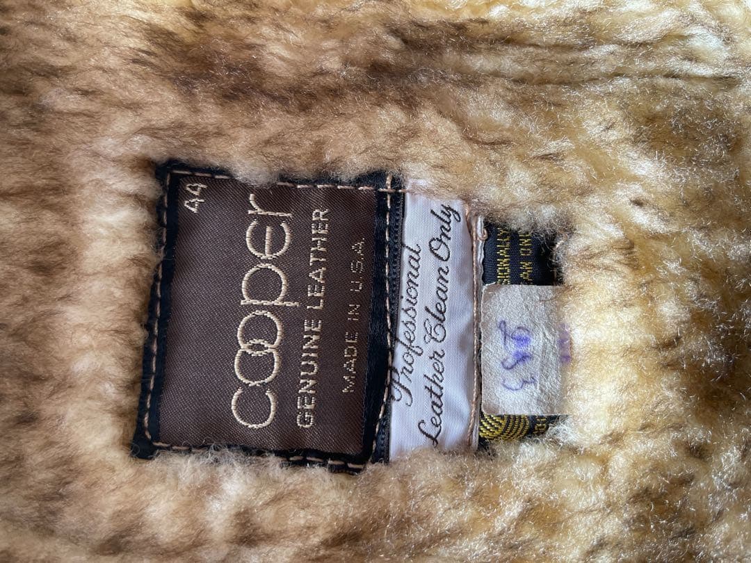 COOPER USA製 ムートンコート
