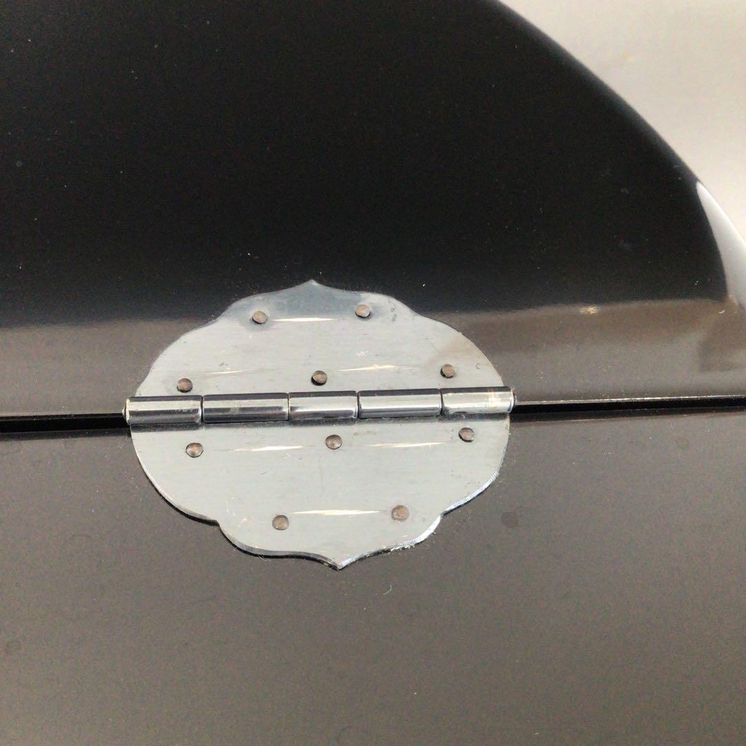 Ｒ９７５　水指　『御室窯造』『流水草花文』『青交趾』『平水指』　共箱　茶道具