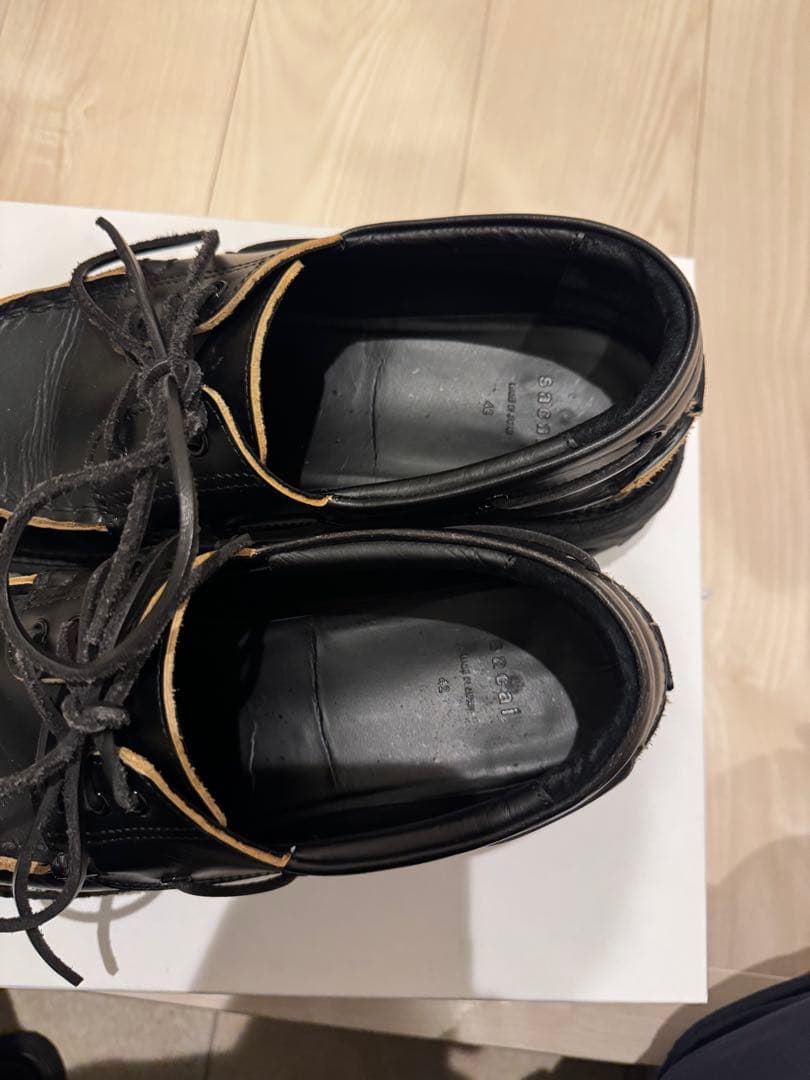 靴 sacai 25SS Boat Shoes