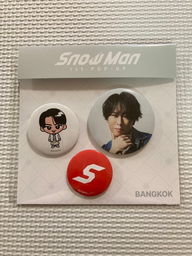 【Man】popupバンコク限定 缶バッジセット7人セット