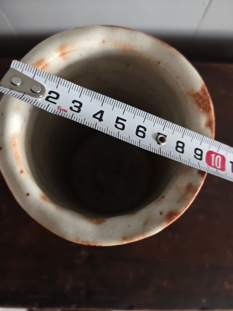 人間国宝 加藤孝造 志野花入