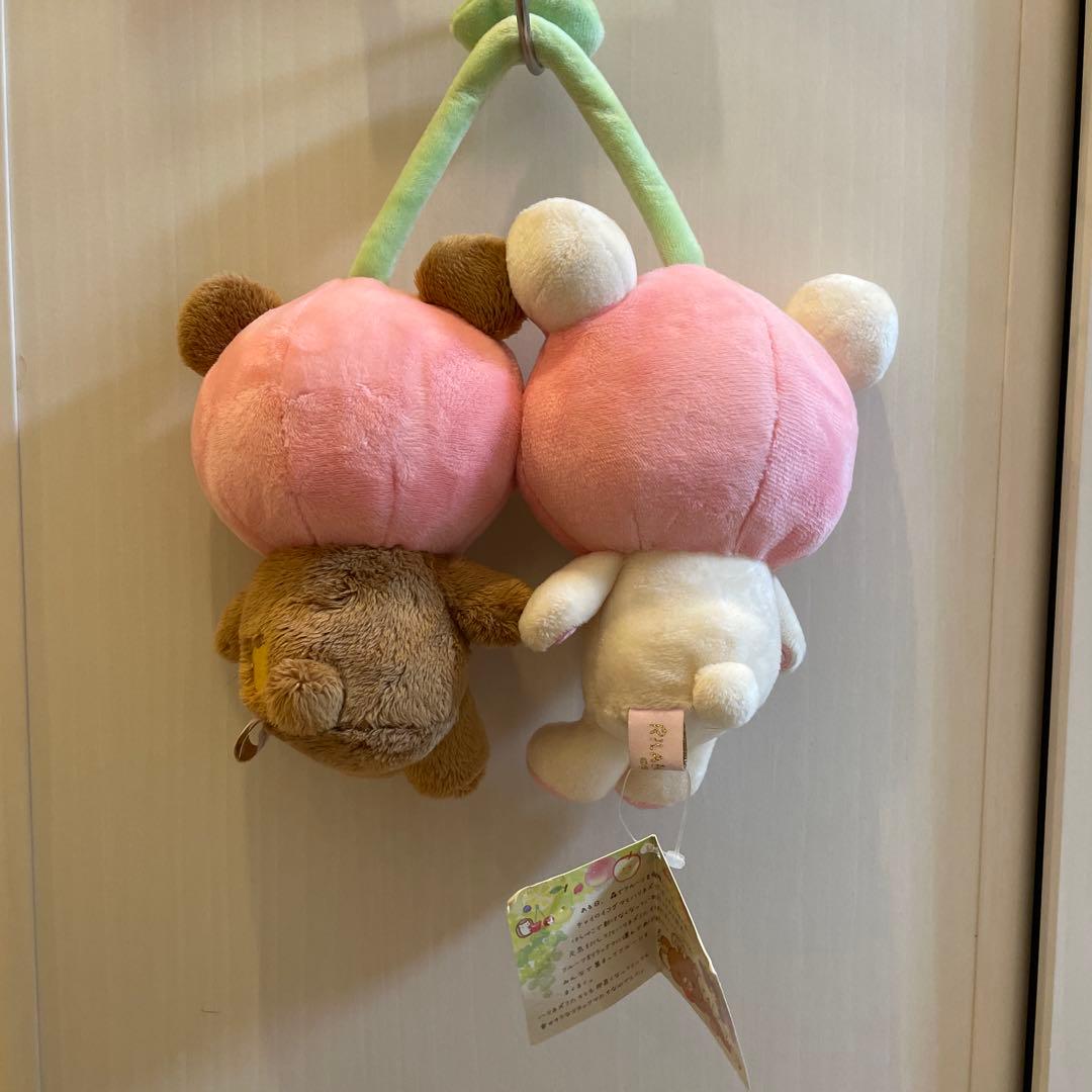 公*o様 フルーツなかよしぬいぐるみ　コリラックマ チャイロイコグマ