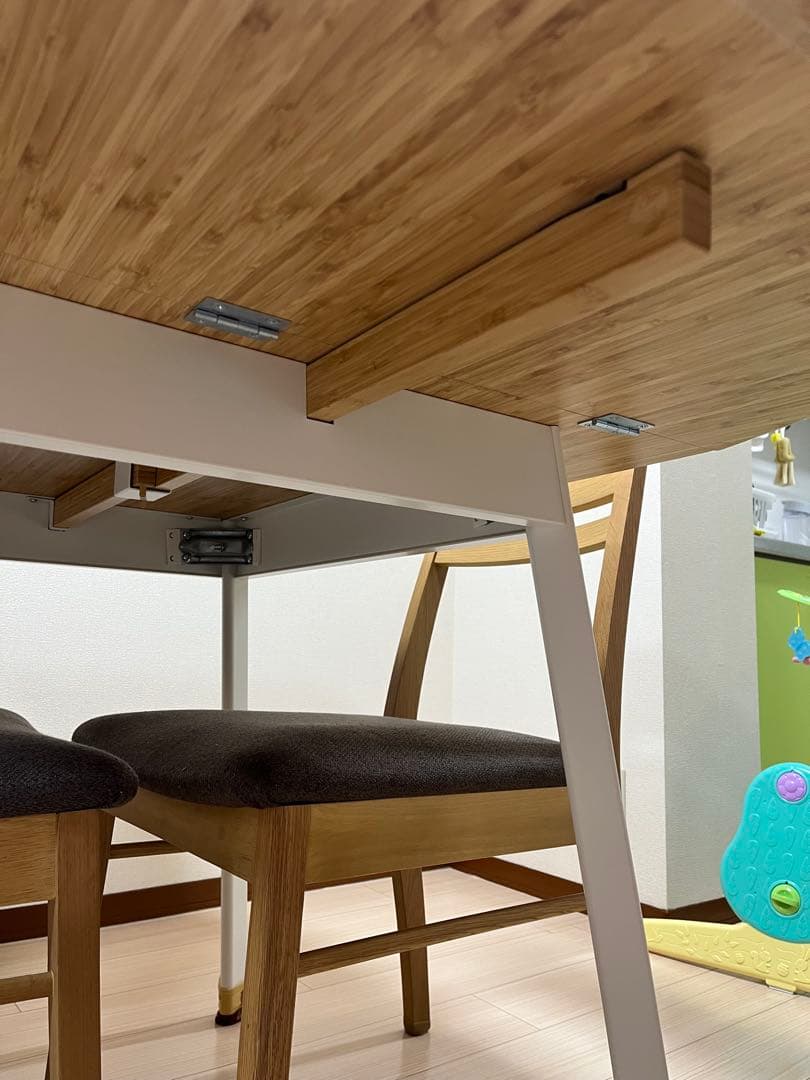 【Naomi】 ダイニングテーブル（折りたたみ式）