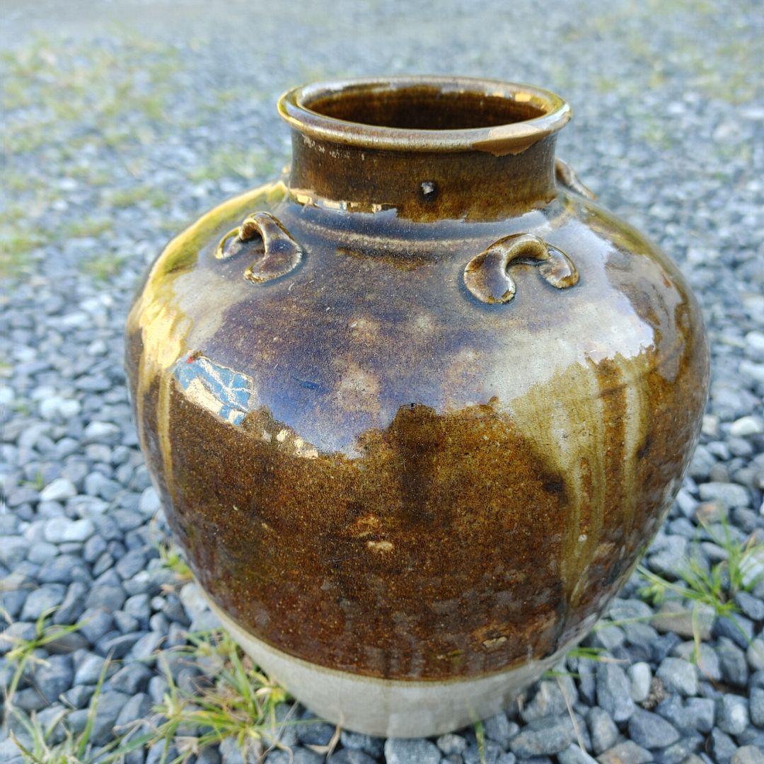 瀬戸腰白茶壷です。#骨董　#茶道具