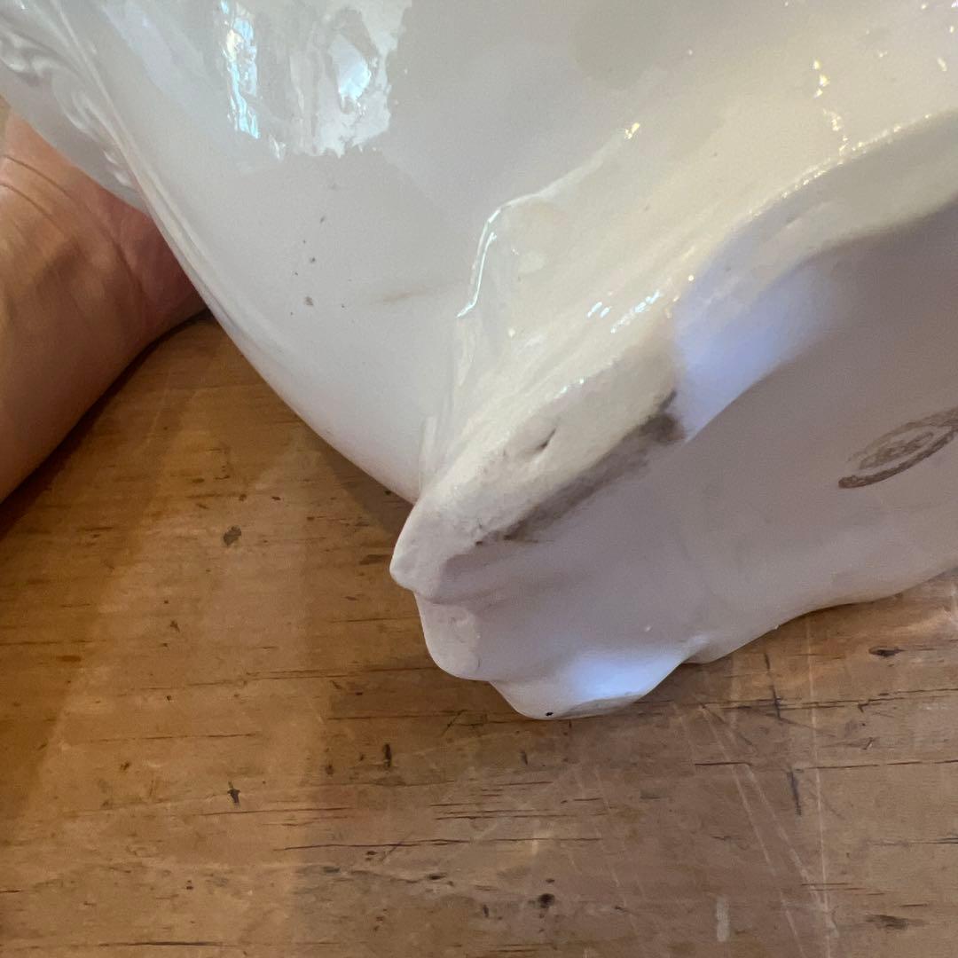 英国アンティークヴィクトリア朝トランスファーウェアウオーター