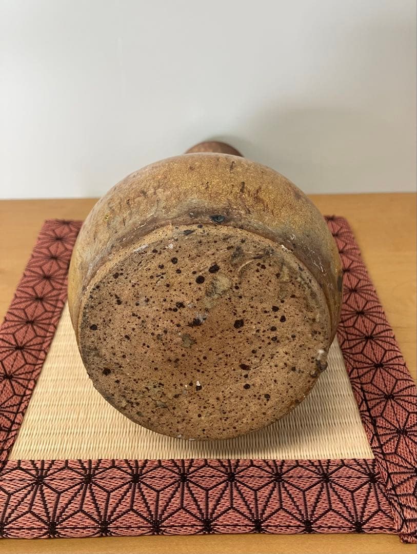 袮彦】一輪ざし 愚陶庵 仁泉 箱表書 江川蒼竹 西潟東平作 1967年 共箱