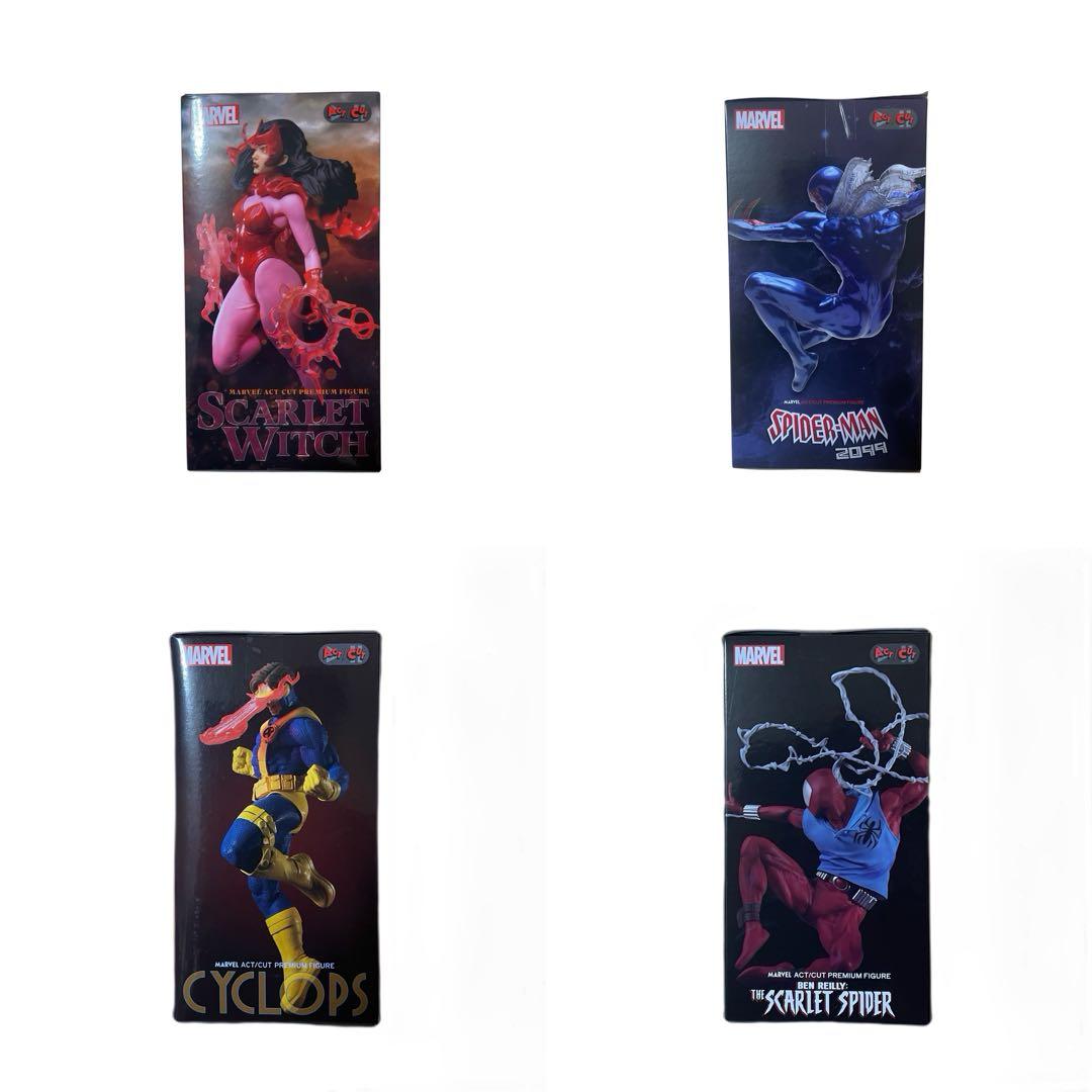 MARVEL マーベル ACT/CUTプレミアム フィギュア 8種セット