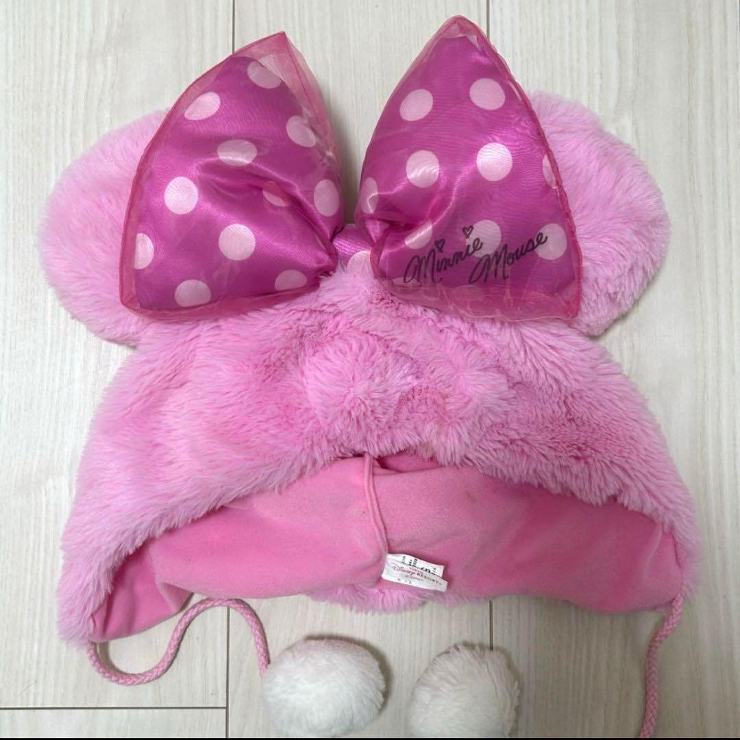 ミニー ファンキャップ ピンク リボン 水玉 ディズニー パルパルーザ