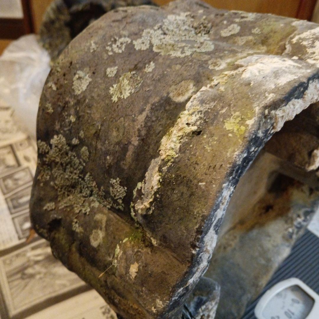 江戸時代中期頃超特大サイズ極稀少レア鬼師超絶技巧造寺社屋根大棟魔