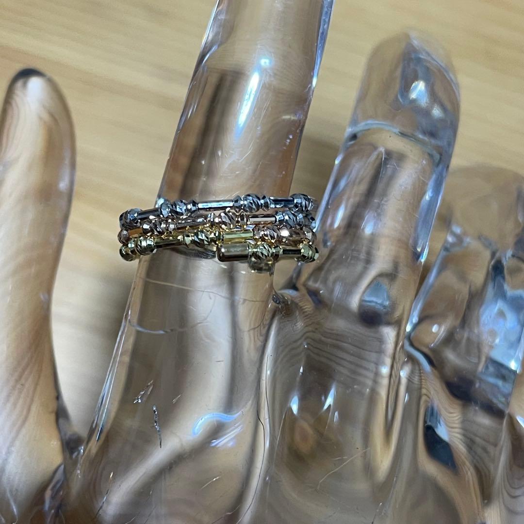 K18 刻印 形状記憶リング 総重量約1.5g 貴金属