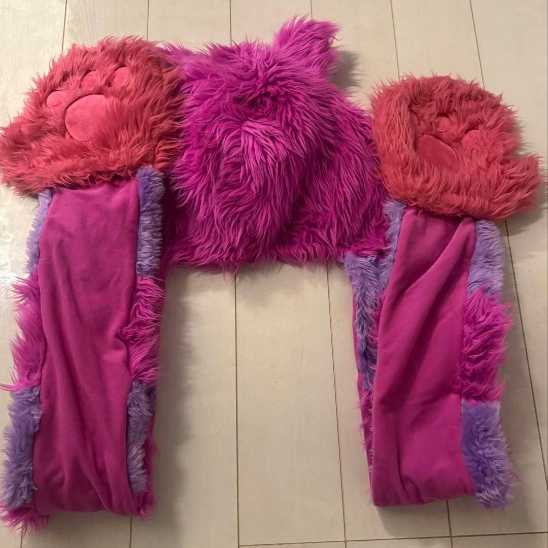 チェシャ猫 マフラーキャップ ファンキャップ ディズニー チシャ猫