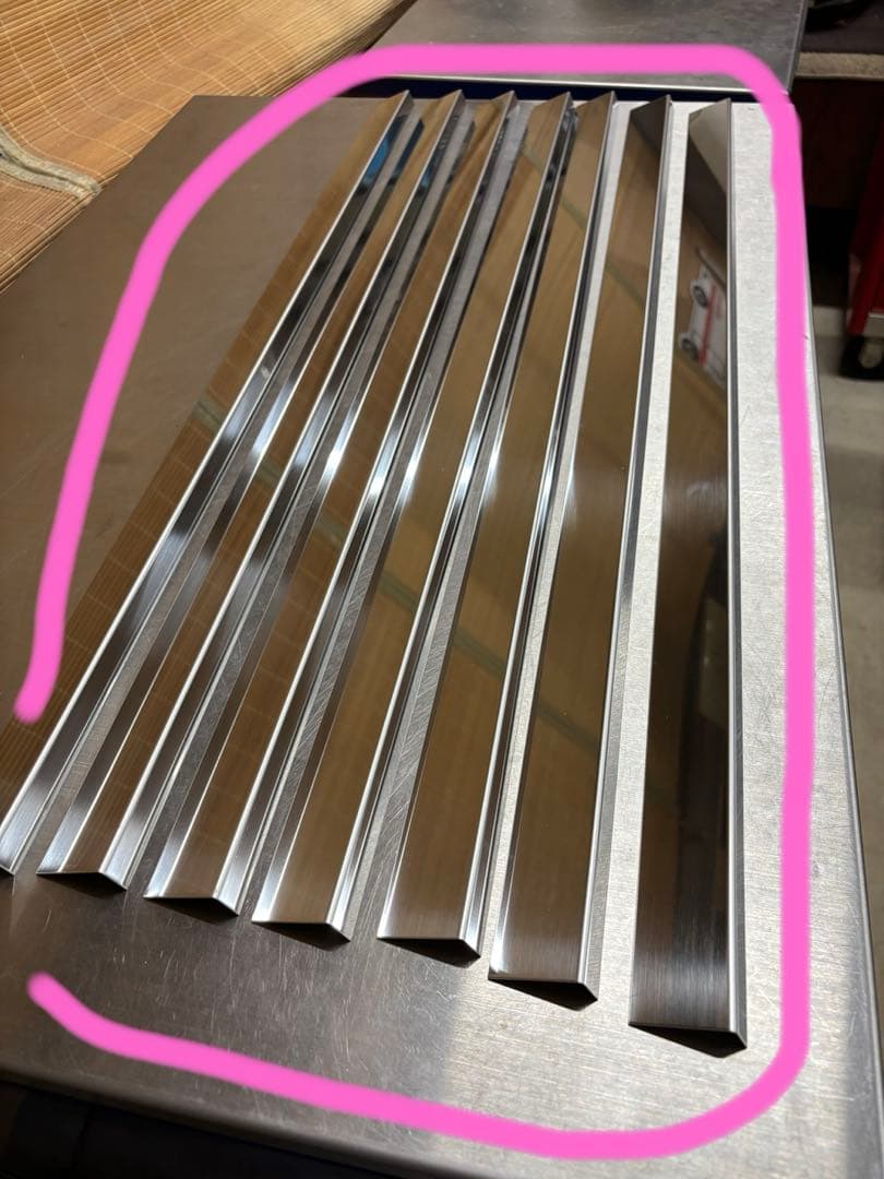 ステンレス製　ドロアーガード　7本セット　 スナップオン　KRL756専用