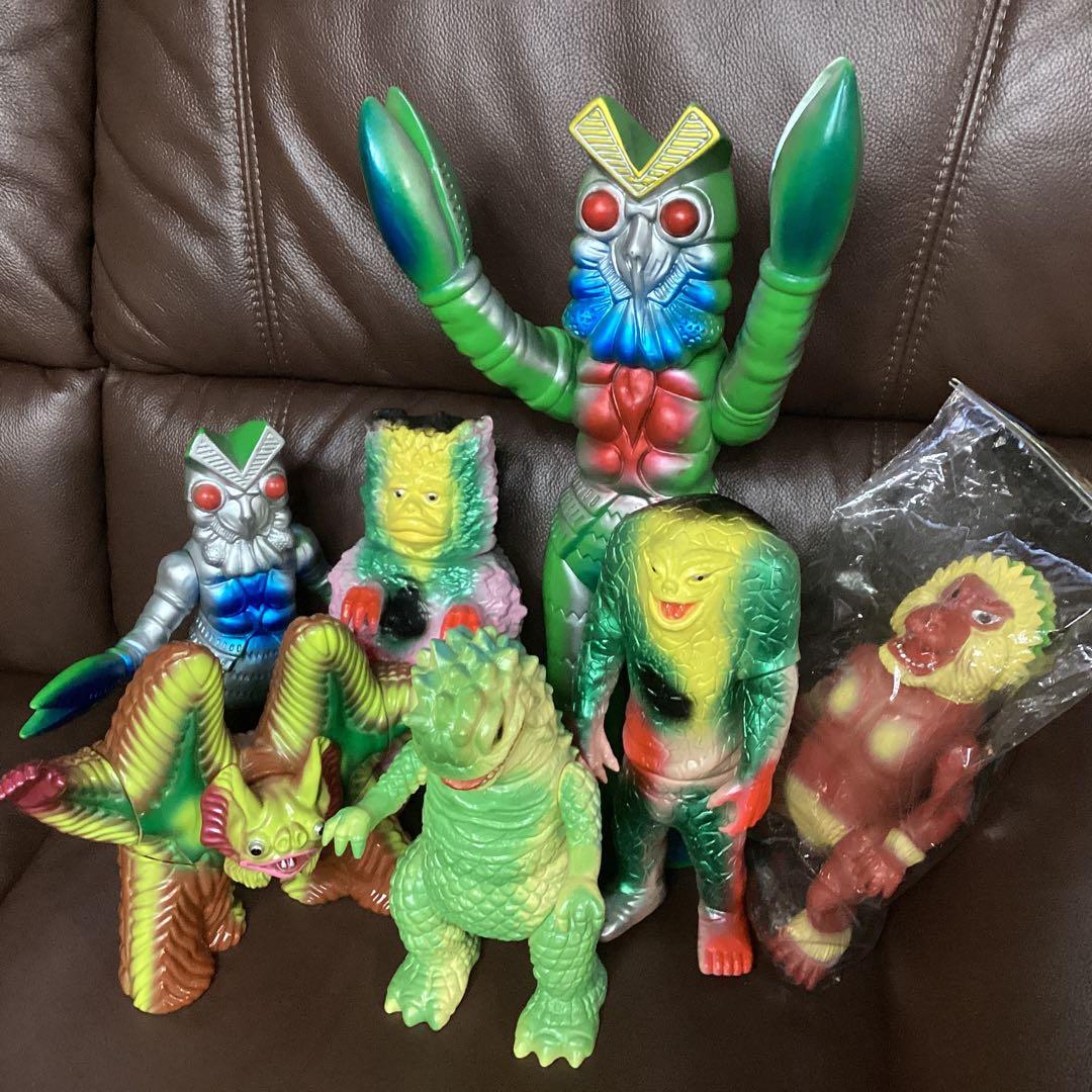 ブルマァクM1号　怪獣7体セット　バラ売り値引不可　袋なし美品　現状現品渡し