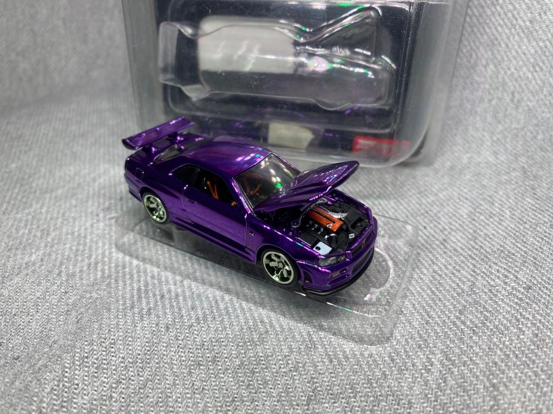 ホットウィール RLC スカイライン GT-R R34 Purple 紫 ルース