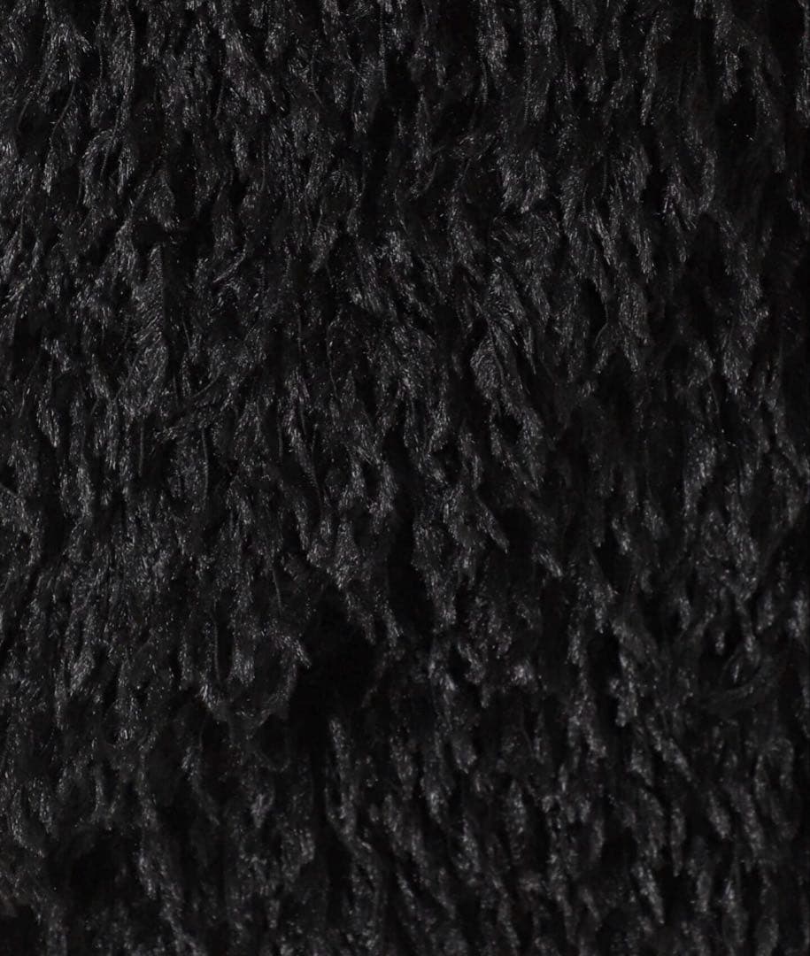 なな大人気商品！ノーブル　フェザーヤーンタンクトッププルオーバー　ブラック