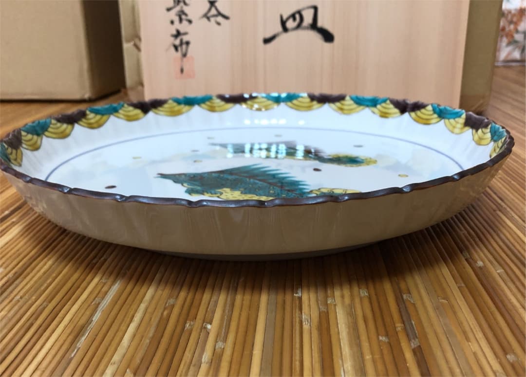 板皿(大) 凛花B｜山下紫布 - 縁煌 (えにしら) オンラインショップ