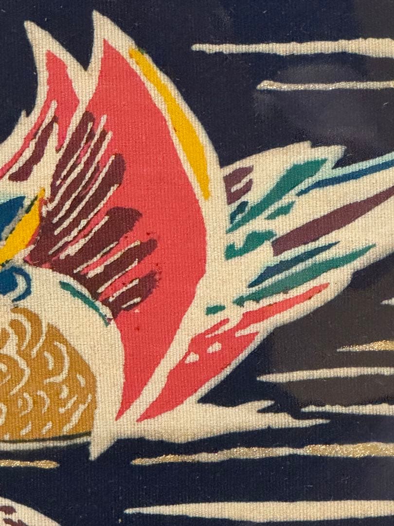 木村雨山 人間国宝 真筆 加賀友禅 染め額 おしどり - メルカリ