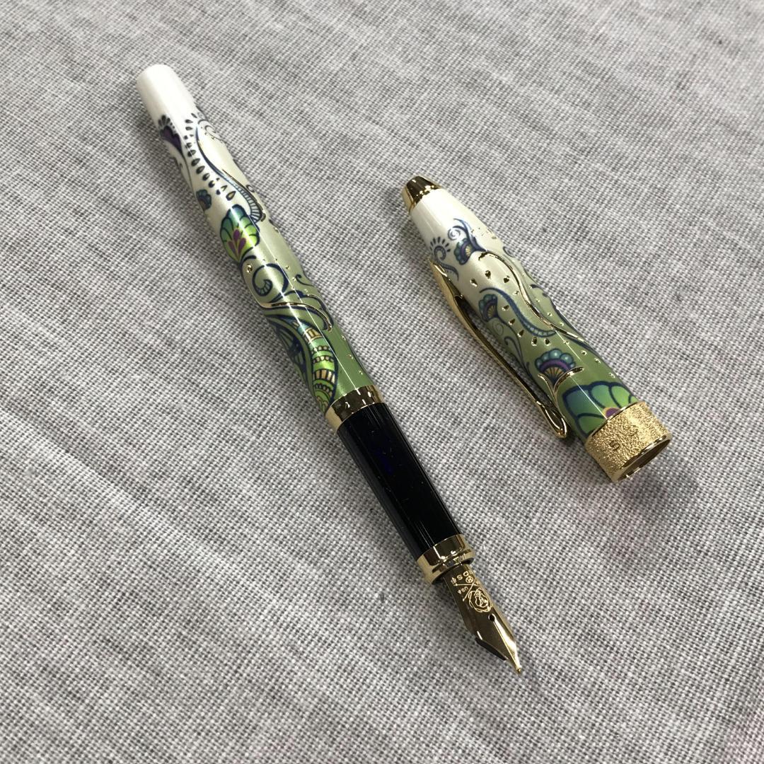 クロス 万年筆 M 中字 ボタニカ AT0646-4M グリーン