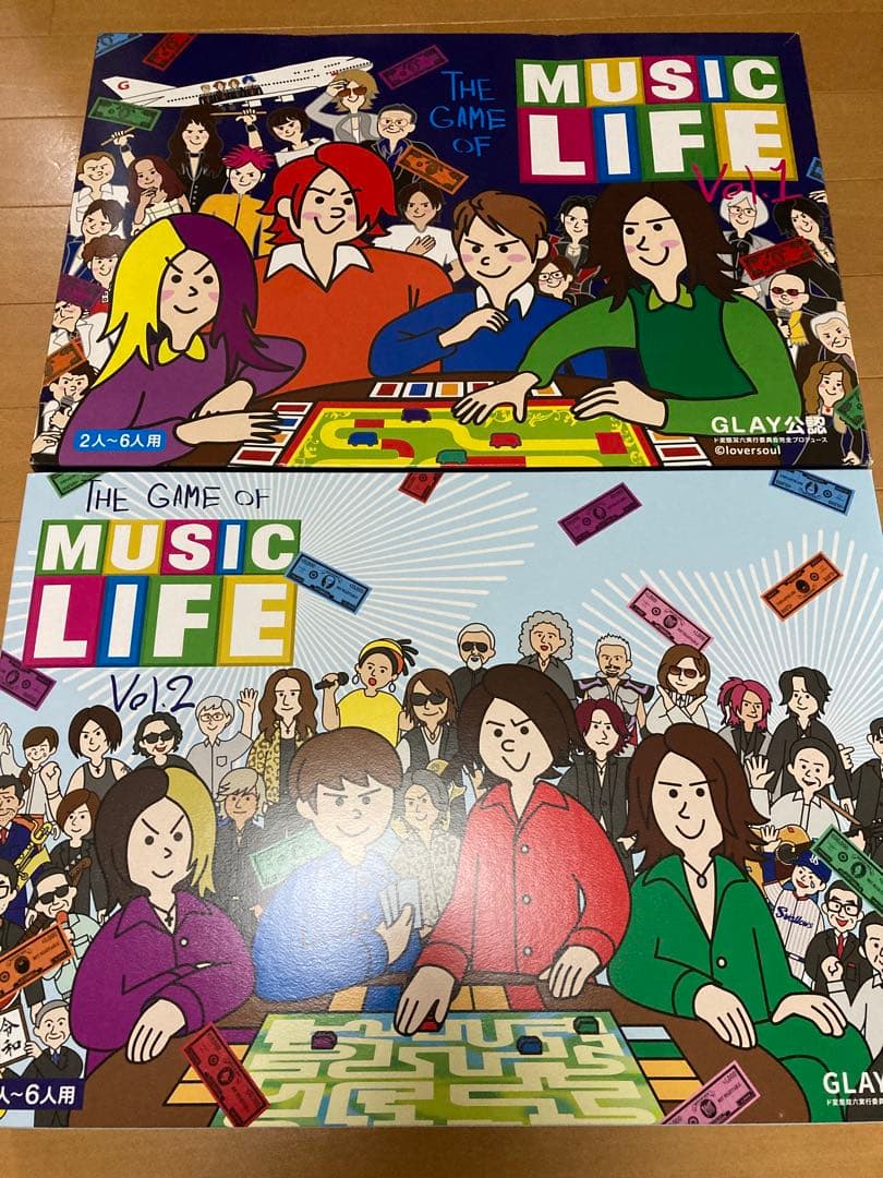 GLAY MUSIC LIFE すごろく 双六 グレイ すごろく 40周年記念イベント券