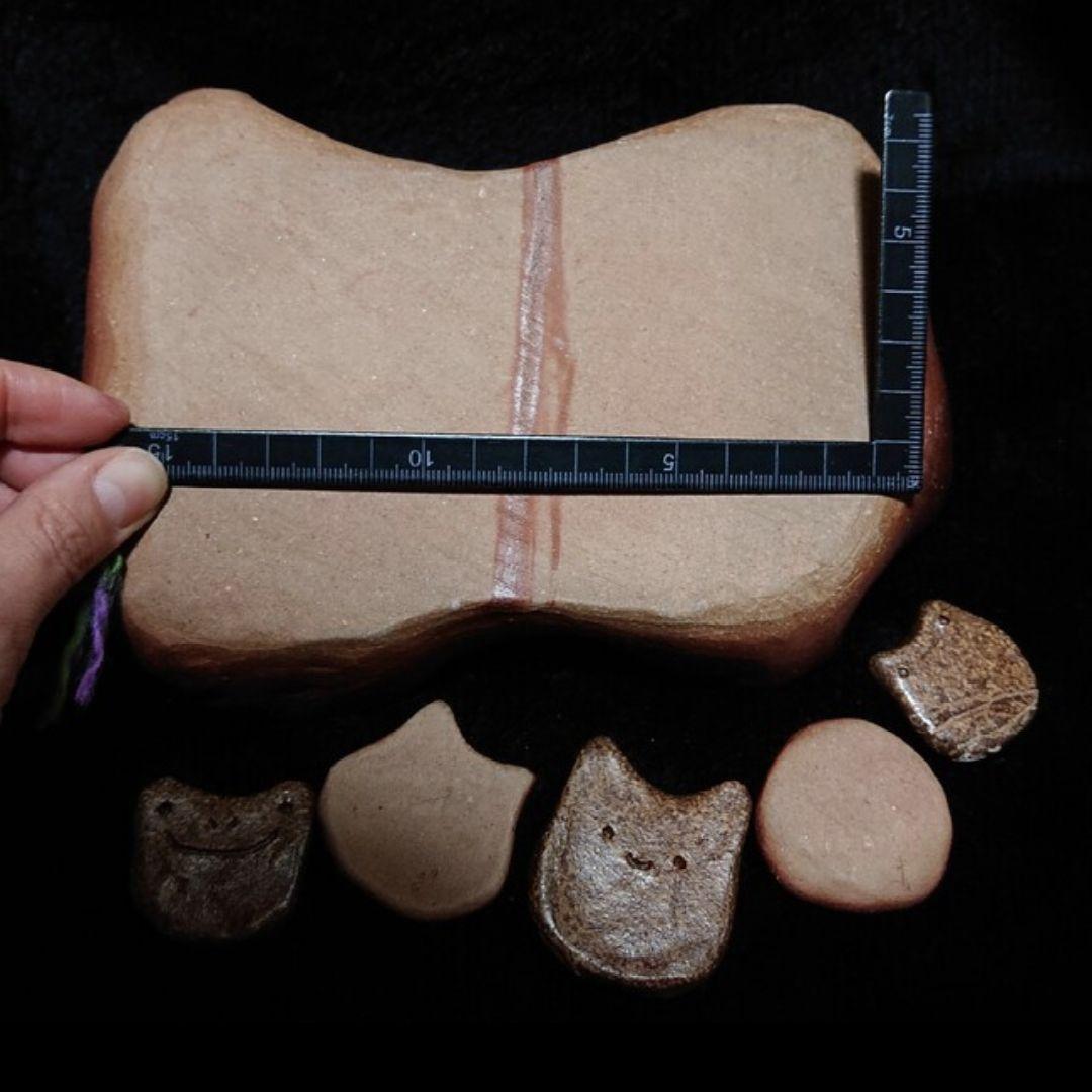 2325】.皿セット…備前焼