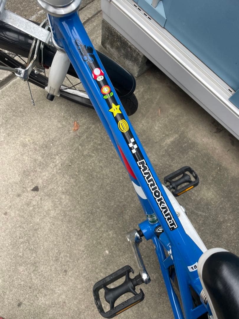 美品マリオカート 子供用自転車 18インチ練馬にとりに来られる方お得です！
