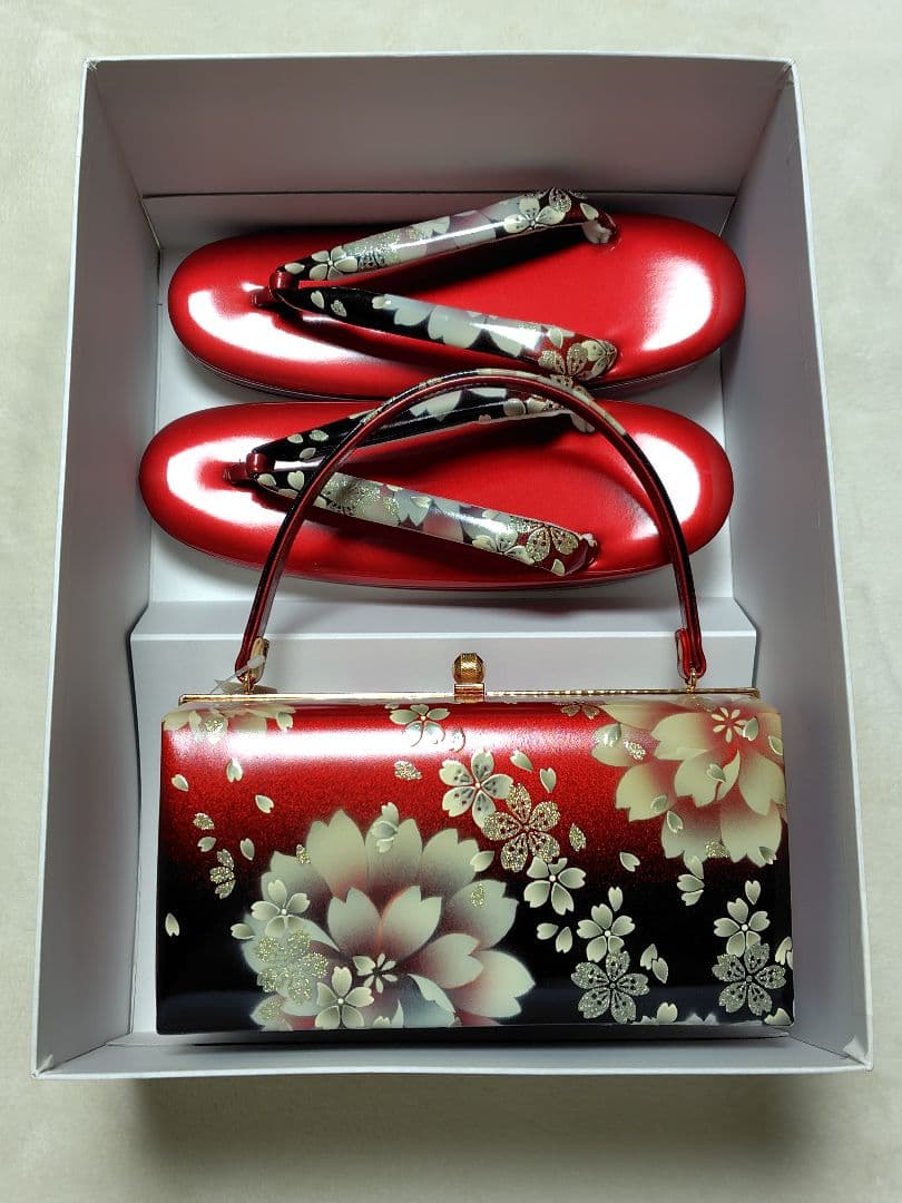 和装用バッグと草履のセット （フリーサイズ）