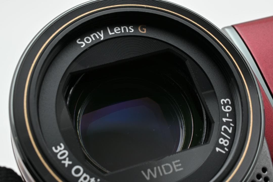 【極美品】SONY Handycam HDR-CX180　レッド　新品級！