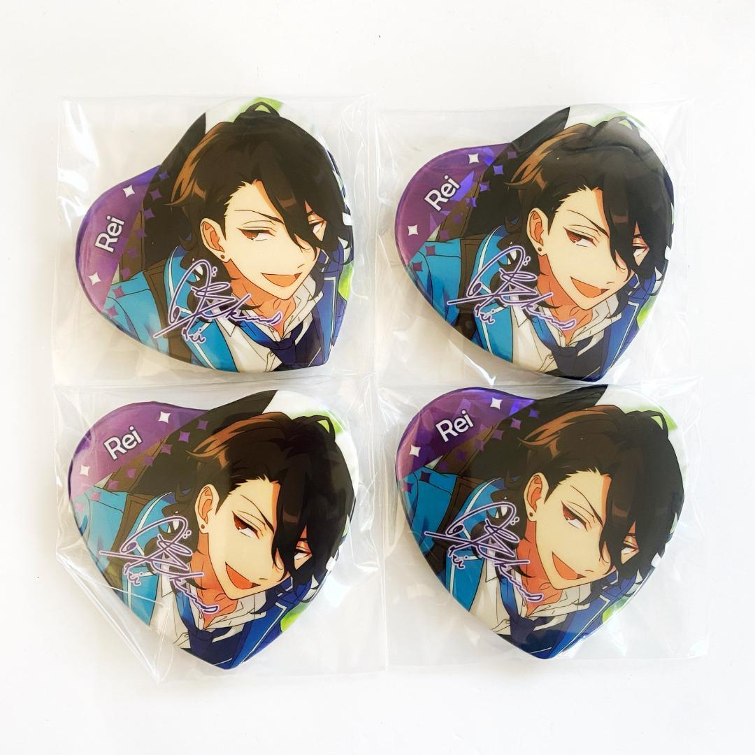 あんスタ 中国 ハート缶バッジ 宝石心晴 缶バッジ 朔間零 - メルカリ あん