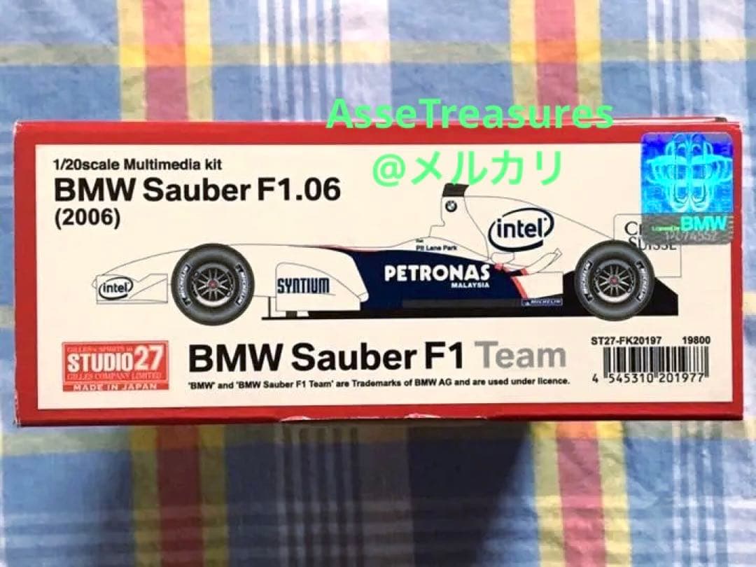 BMWザウバーF1.06 スタジオ27 1/20 BMW ザウバー F1 .06 ジャック