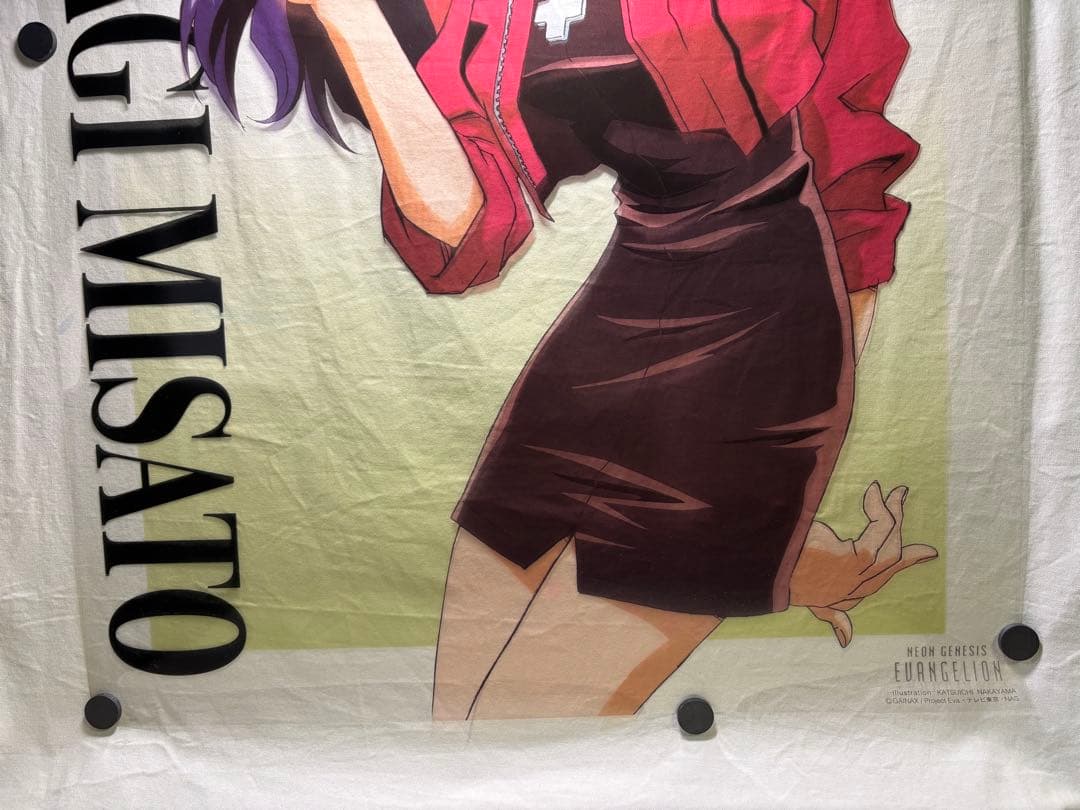 葛城ミサト 新世紀エヴァンゲリオン B2 セルフィルムポスター SEGA セガ