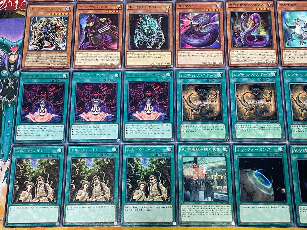 遊戯王 レプティレス デッキ 本格構築 EX完備 溟界 エーリアン 爬虫類