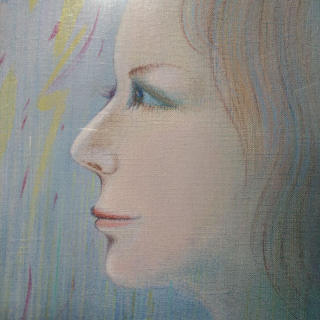 真作保証伏木澄夫【フェルナンダ】油絵美人画額装額縁略歴付自由美術協会金沢美大