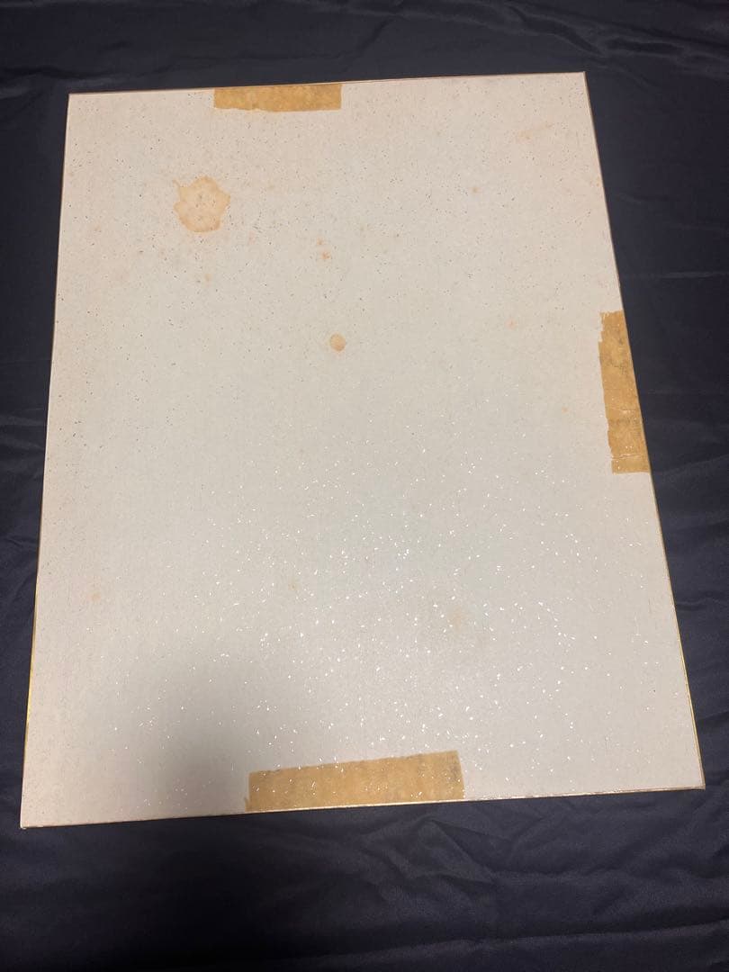 水墨画額　色紙　「花港観魚図　吴青霞」　紙本　肉筆保証