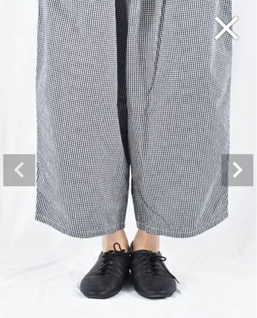 フレンチブリュ別注ORDINARY FITSボールパンツコットンリネンチェック